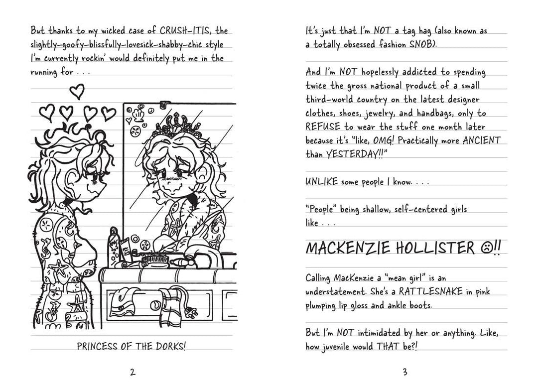 Dork Diaries: Tales From A Not-So-Talented Pop Star (#3, Hardcover) by Rachel Renée Russell