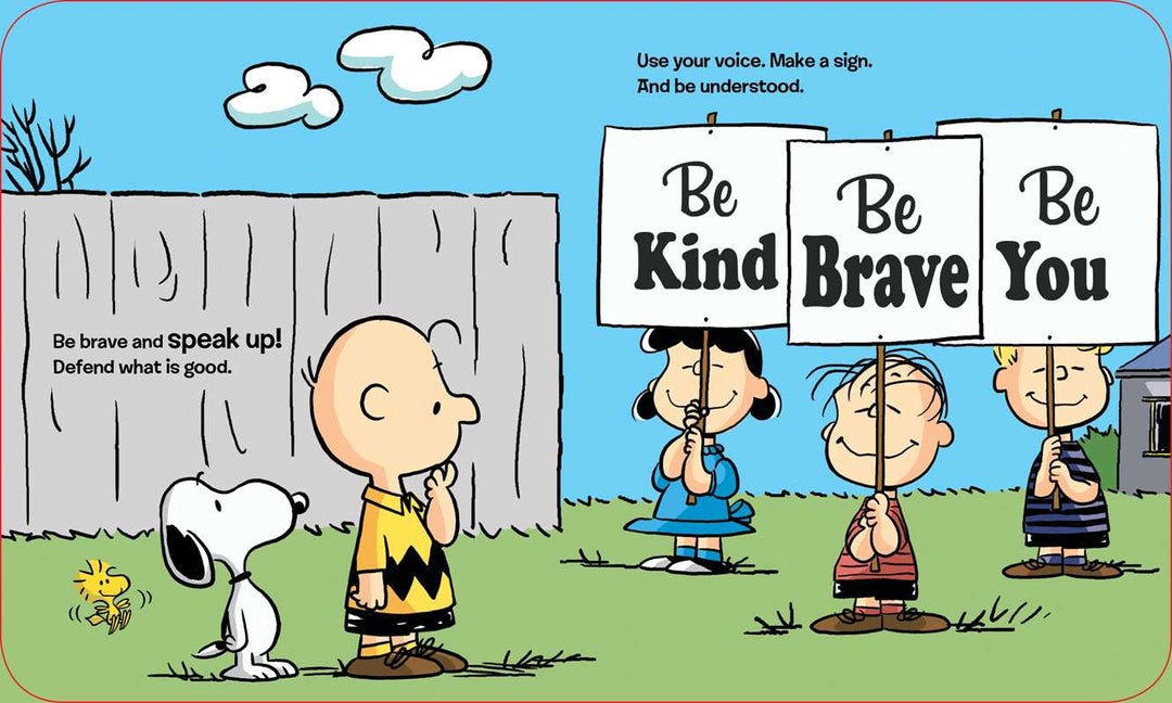 Be Kind, Be Brave, Be You! (Board Book) by Charles  M. Schulz