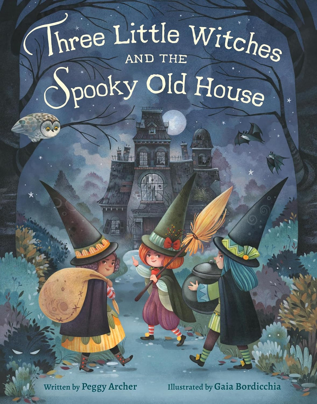 Three Little Witches and the Spooky Old House by Peggy Archer