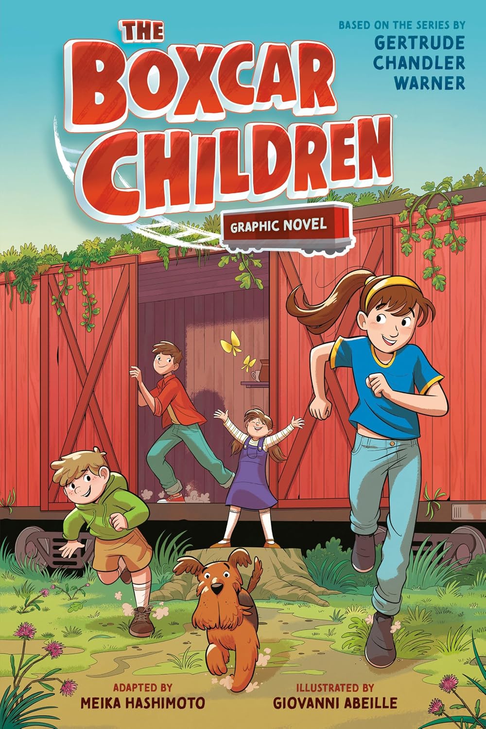 The Boxcar Children Graphic Novel (hardcover) adapted by Meika Hashimoto