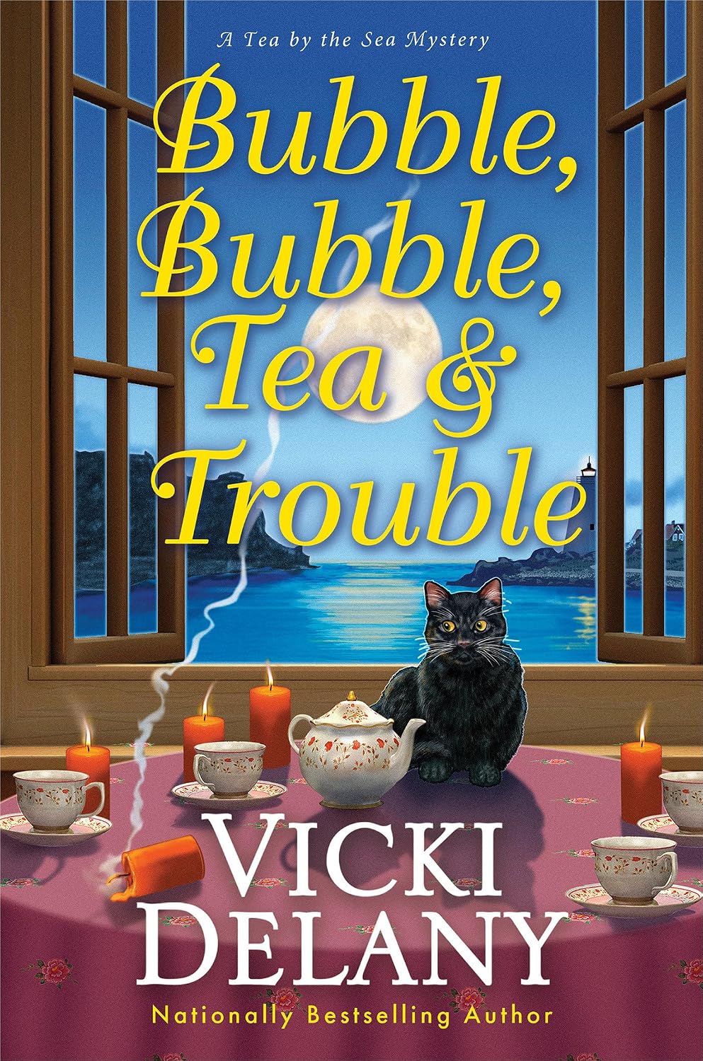 Bubble, Bubble, Tea & Trouble (hardcover) by Vicki DeLany