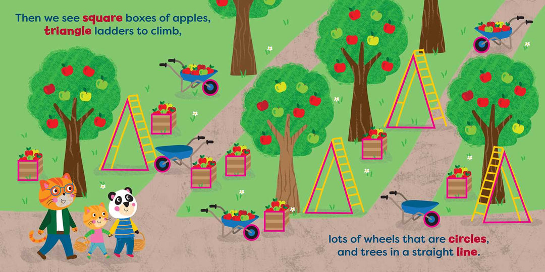 STEAM Stories Math Time at the Apple Orchard! (First Math Words) by Mackenzie Harper