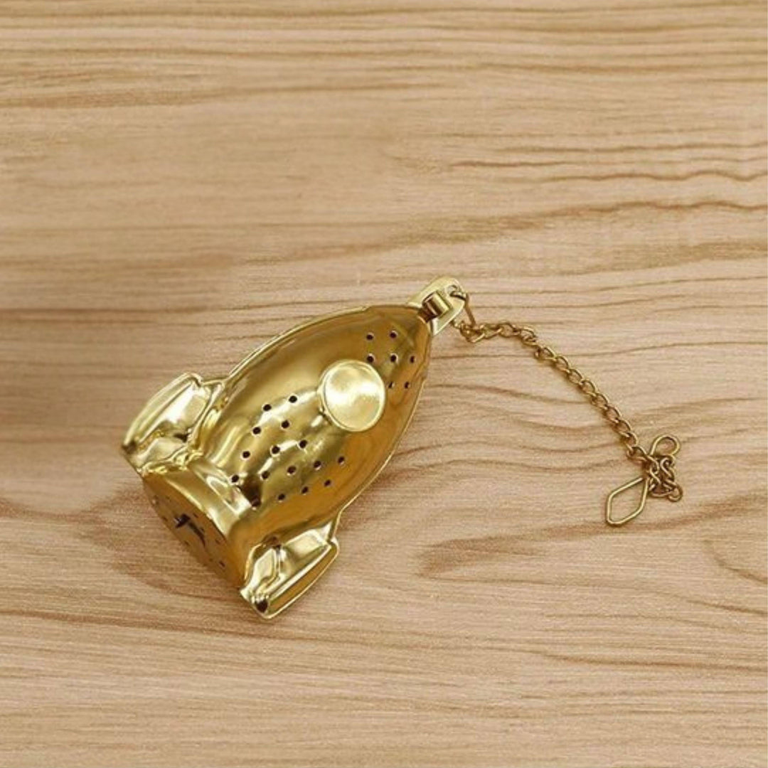 Rocket Tea Infuser – Gold Stainless Steel Loose Leaf