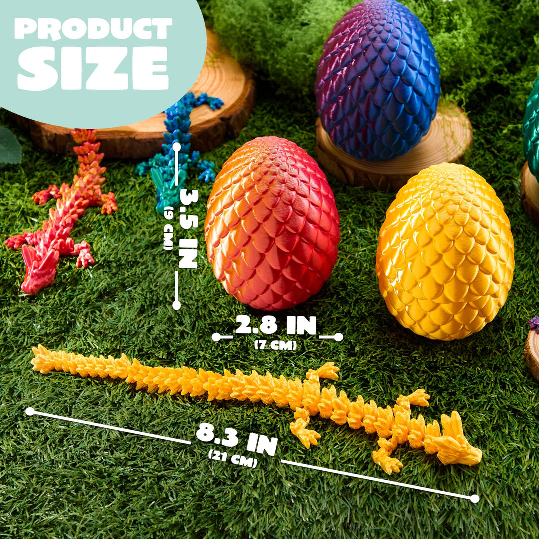 3D Printed Dragon Egg Surprise Fidget Toy