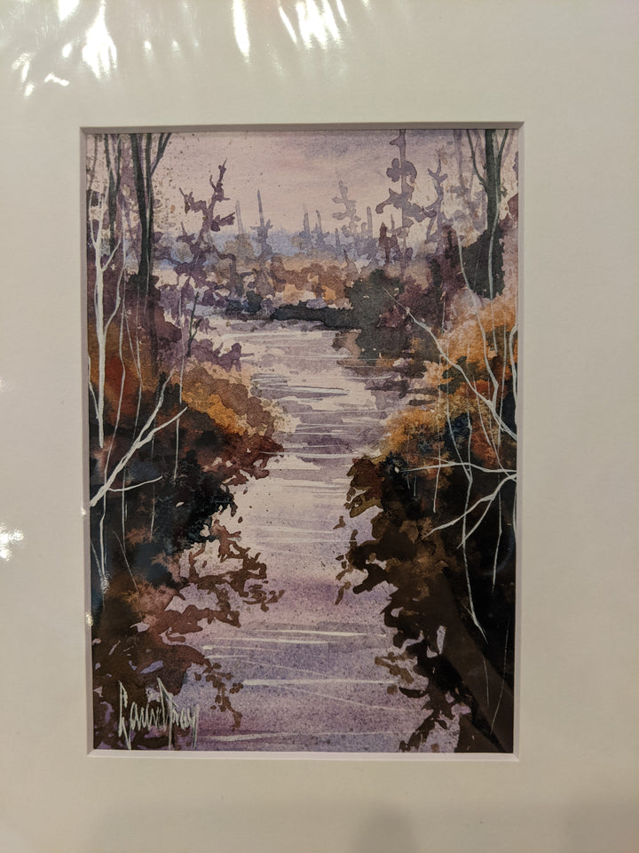 Matted Original Paintings by Laurie Gray