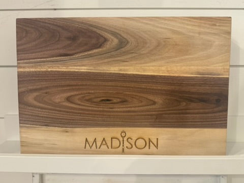 Laser Engraved Walnut Cutting Boards - Locally Made