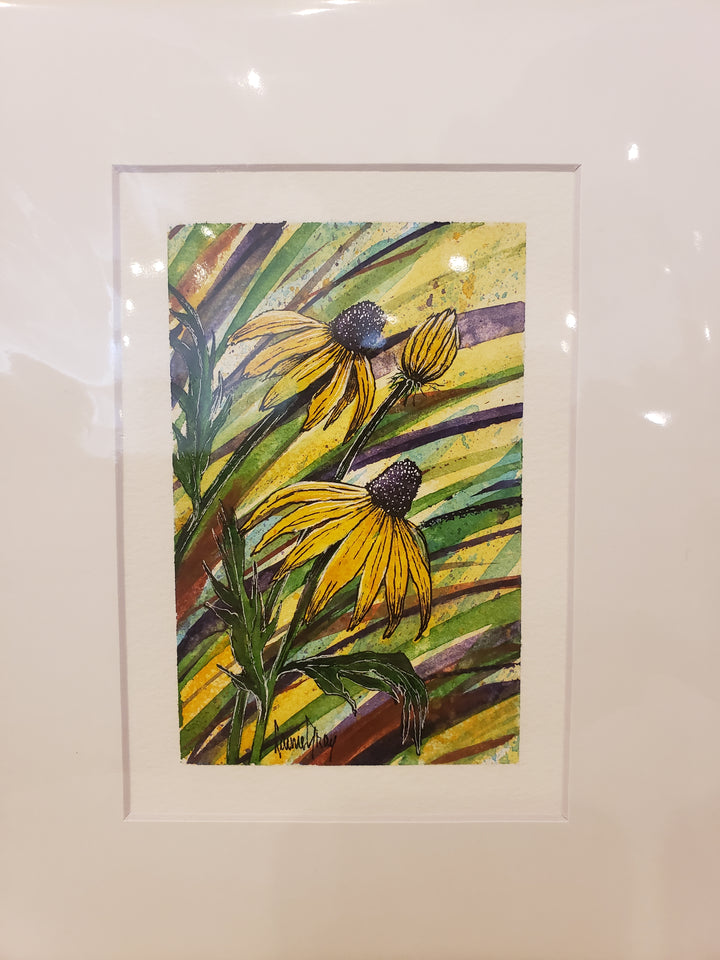 Matted Original Paintings by Laurie Gray