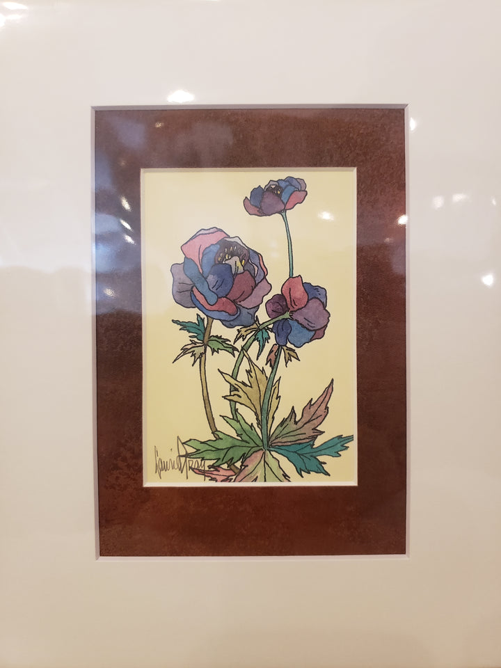 Matted Original Paintings by Laurie Gray