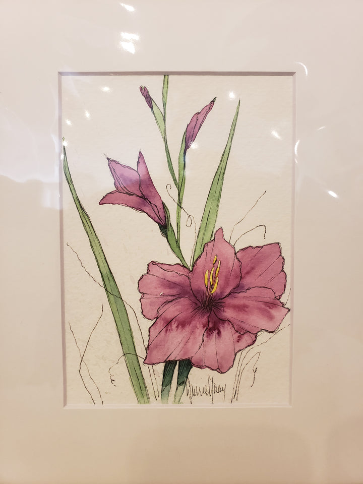 Matted Original Paintings by Laurie Gray