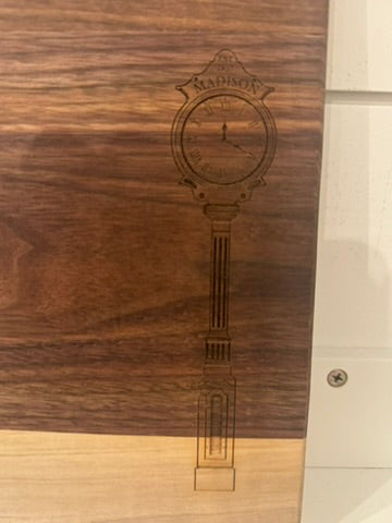 Laser Engraved Walnut Cutting Boards - Locally Made