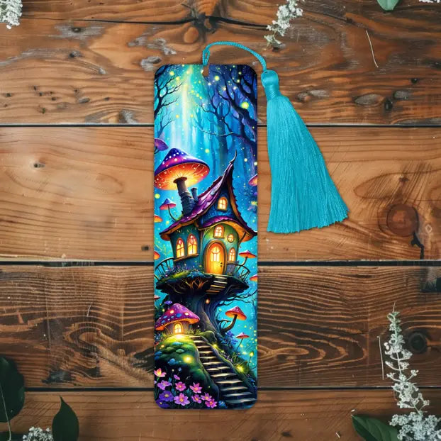 Fairy Houses Metal Bookmark