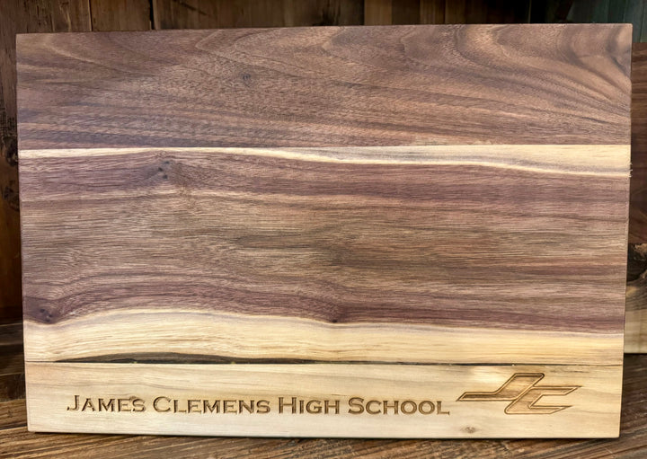 Laser-Engraved Walnut Cutting Boards - Locally Made (Various Styles)