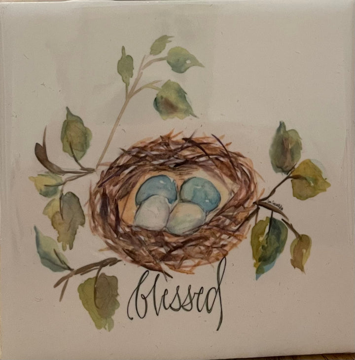 Decorative Ceramic Tile by From the Heart Art