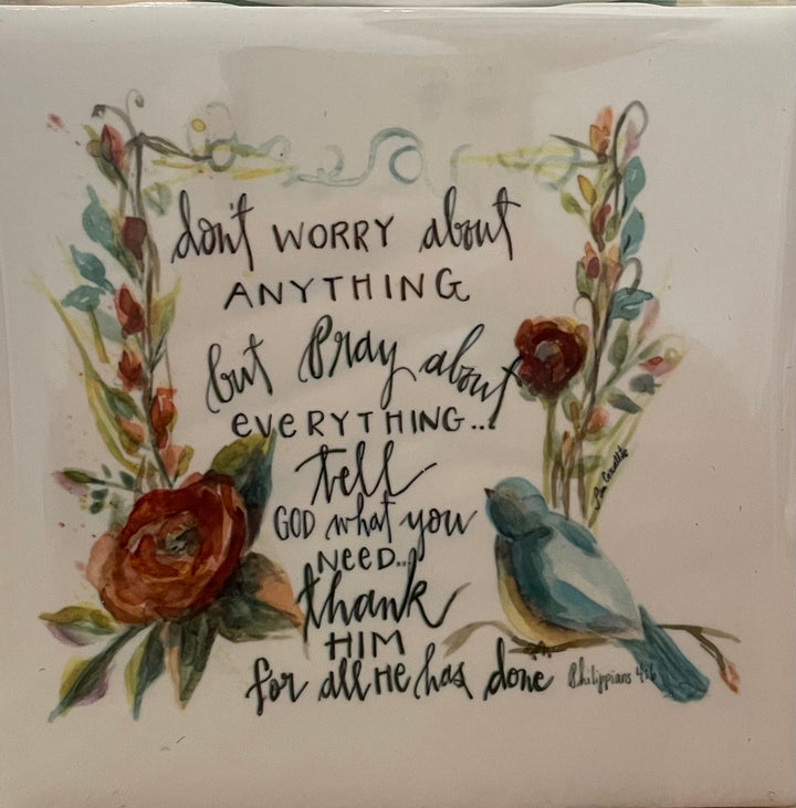 Decorative Ceramic Tile by From the Heart Art