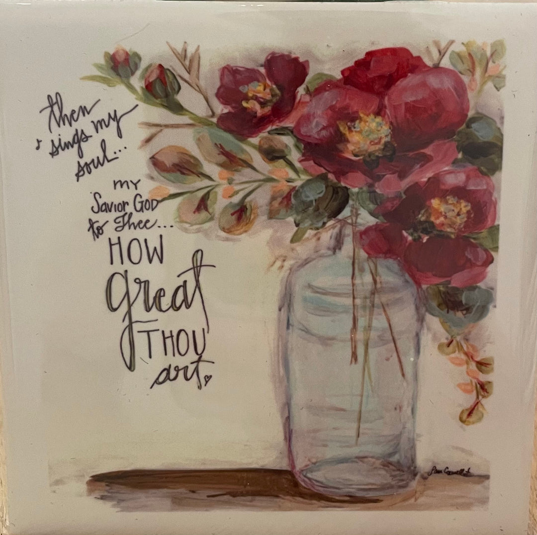 Decorative Ceramic Tile by From the Heart Art