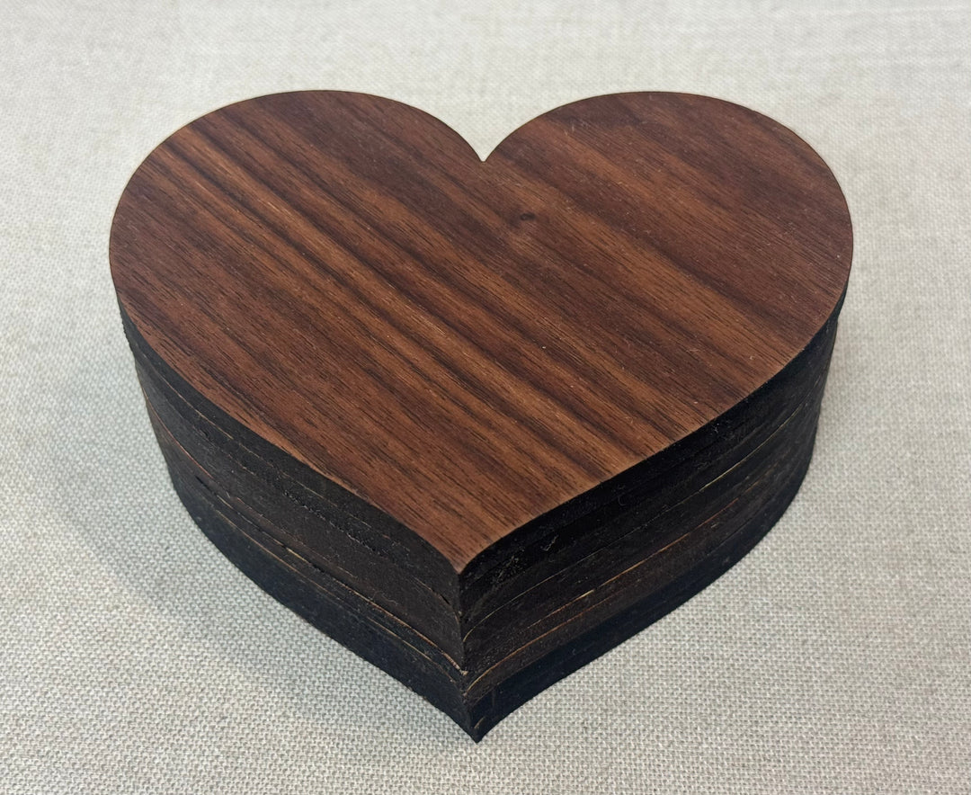 Wooden Heart Box