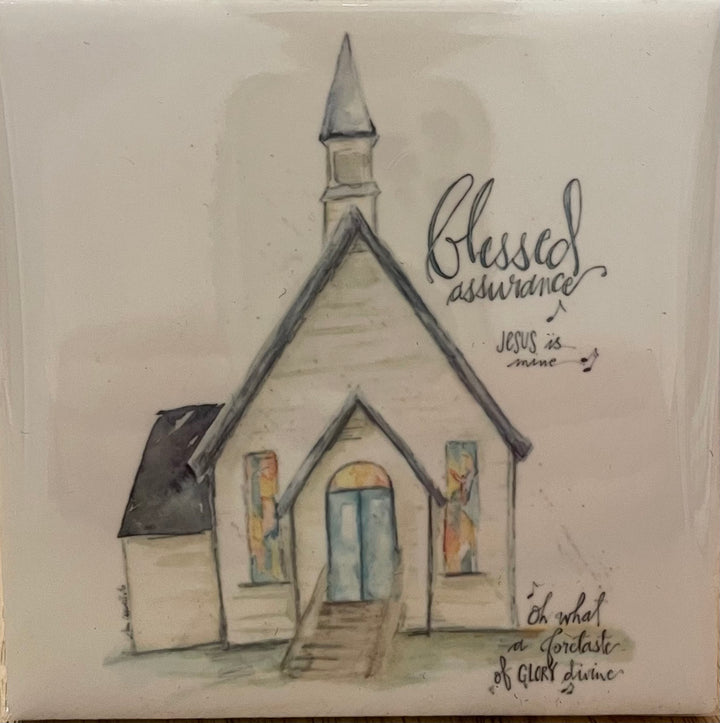 Decorative Ceramic Tile by From the Heart Art