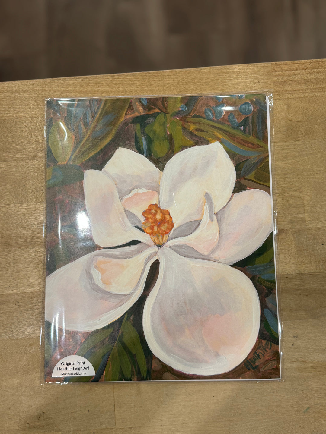 Magnolia Art Print 8x10 by Heather Leigh Art