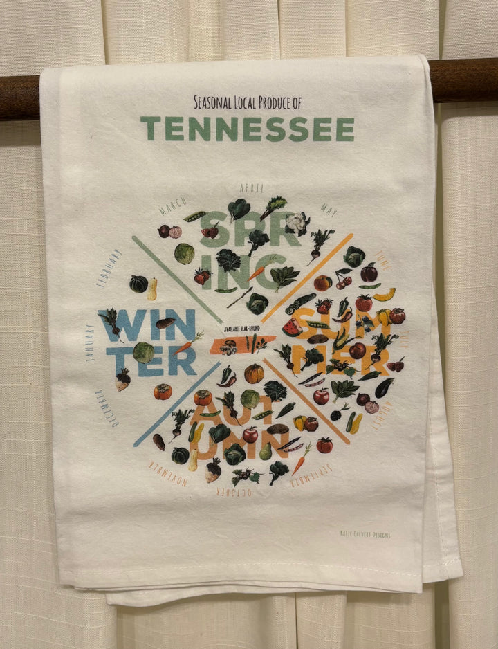 Seasonal Produce Tea Towels - Various Styles