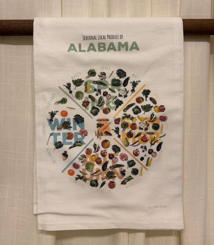 Seasonal Produce Tea Towels - Various Styles