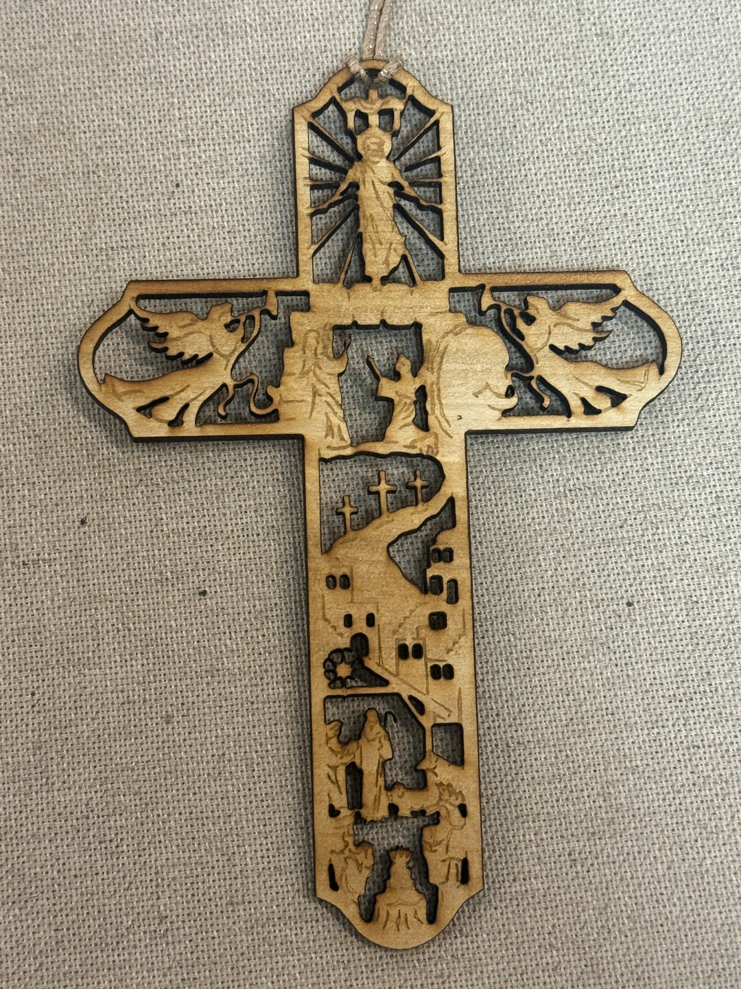 Wooden Cross Bookmark