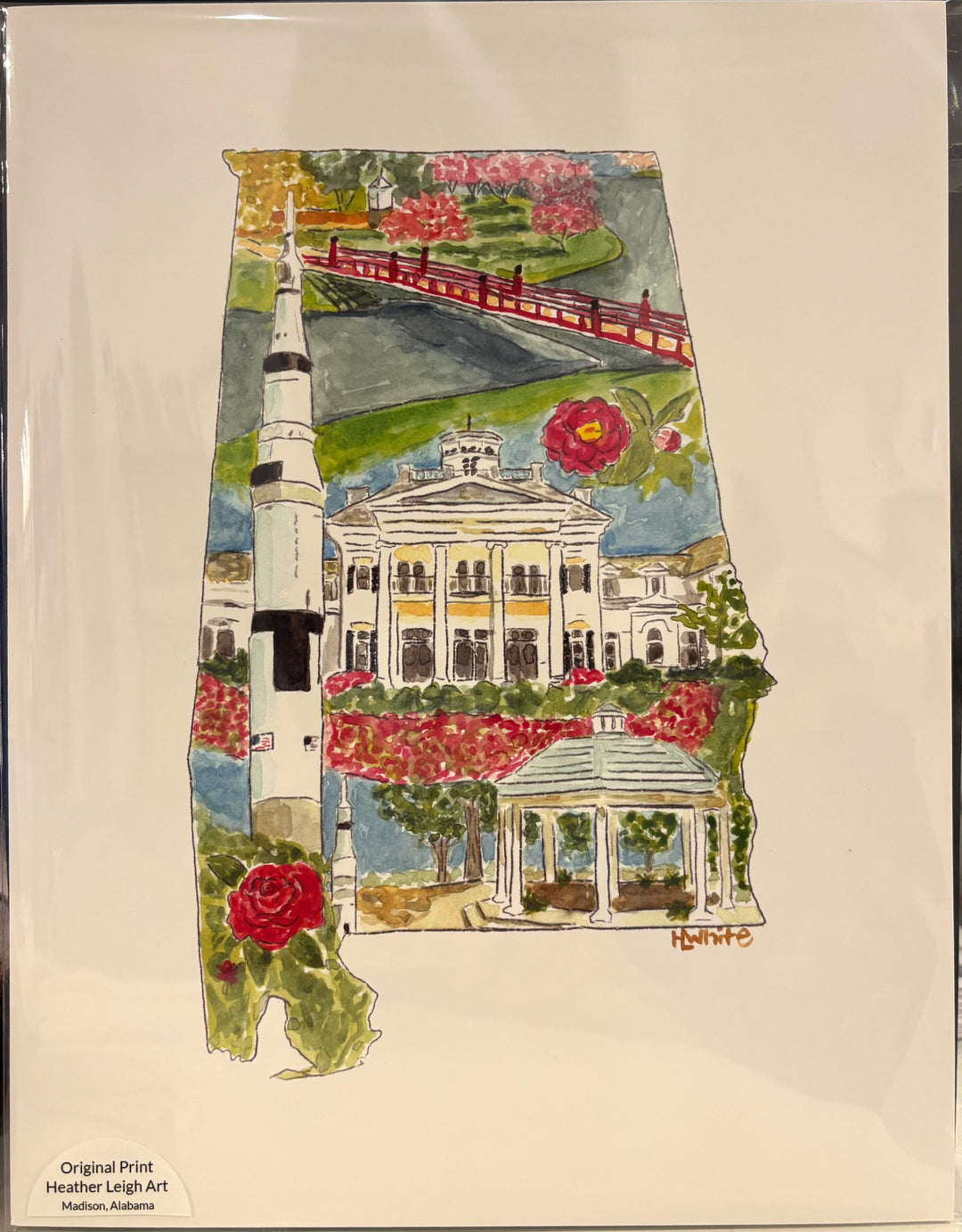 Huntsville Art Print 8x10 - Heather Leigh Art