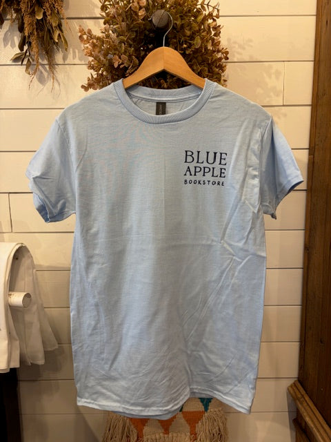 Blue Apple Books T-Shirt - Baby Blue (Multiple Styles Available)