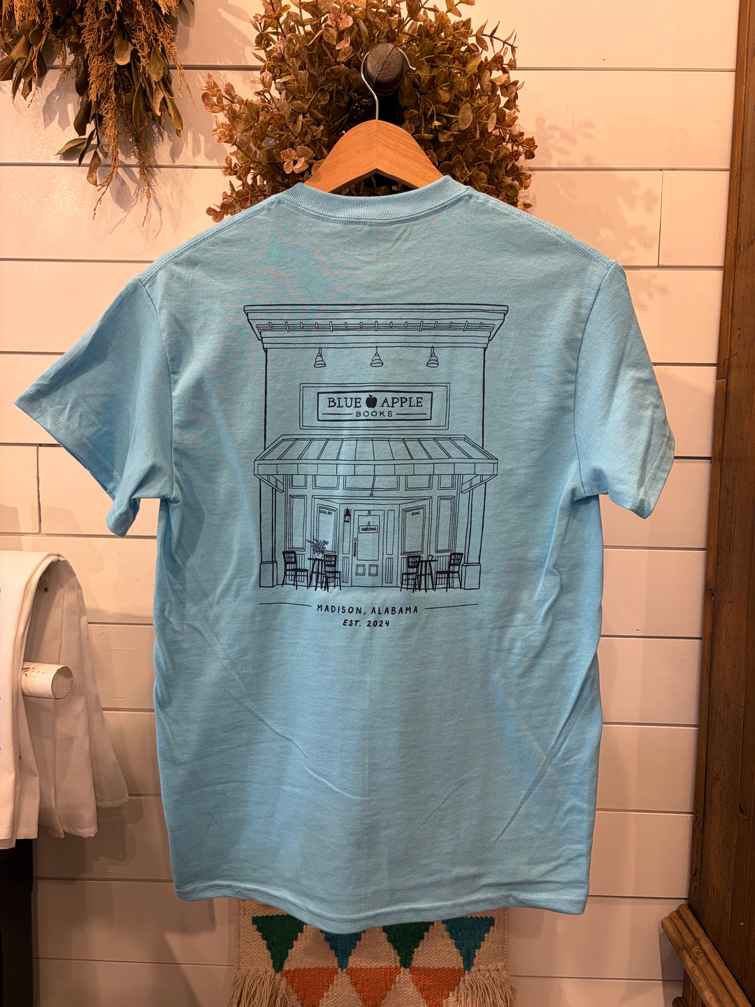 Blue Apple Books T-Shirt - Sky Blue (Multiple Styles Available)