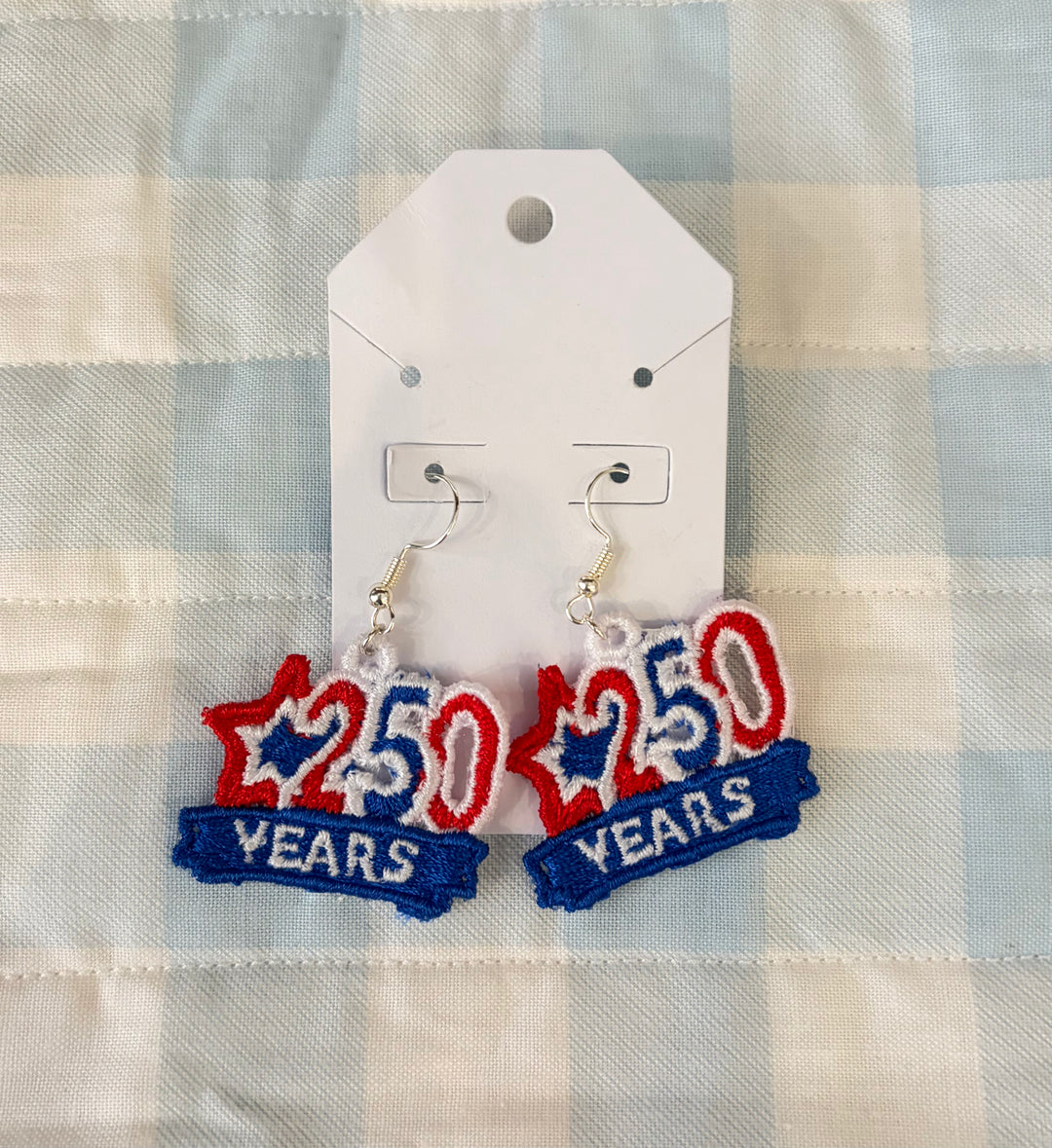 U.S.A. 250 Anniversary Threaded Earrings