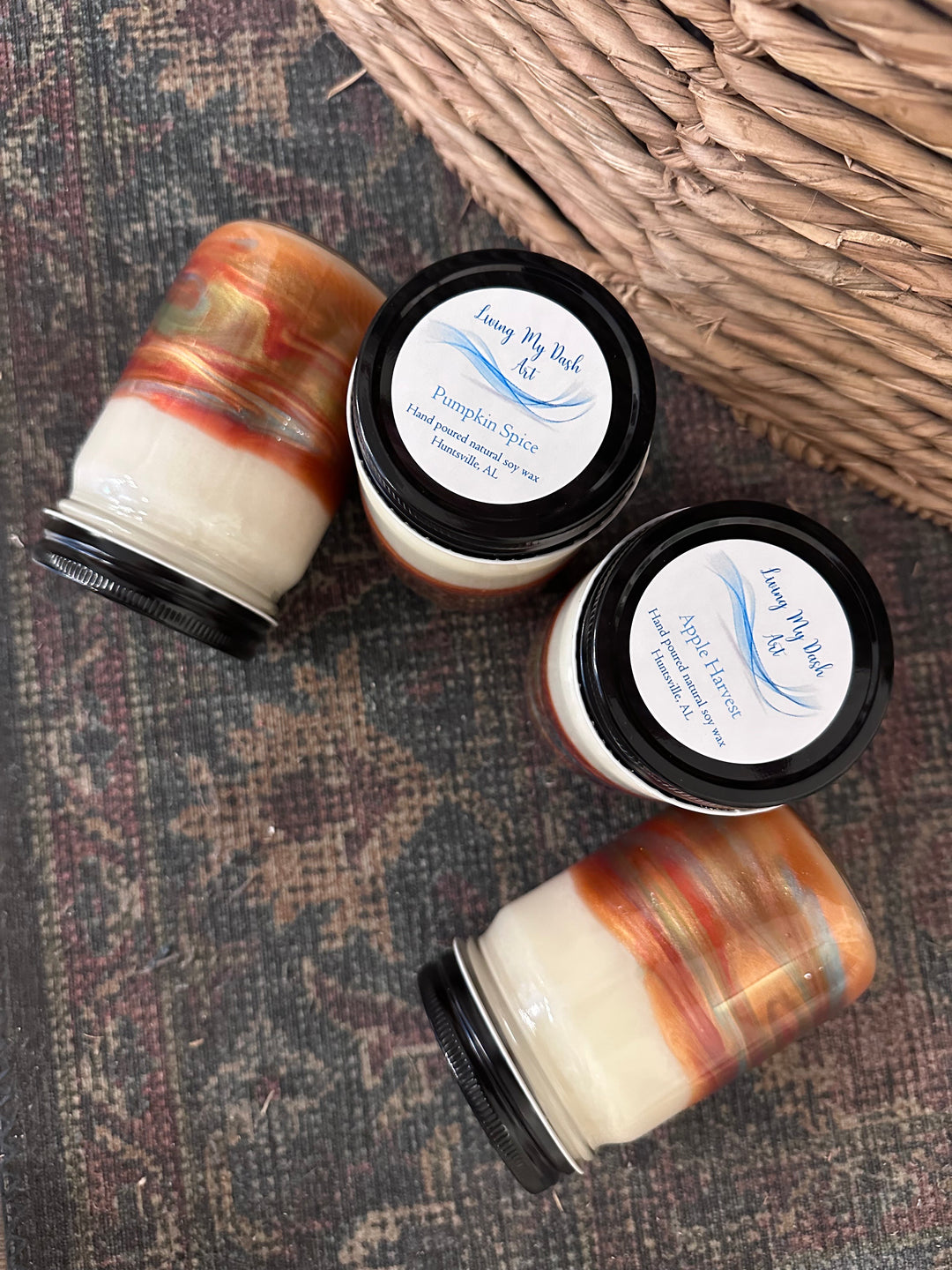 Resin Mason Jar Candles