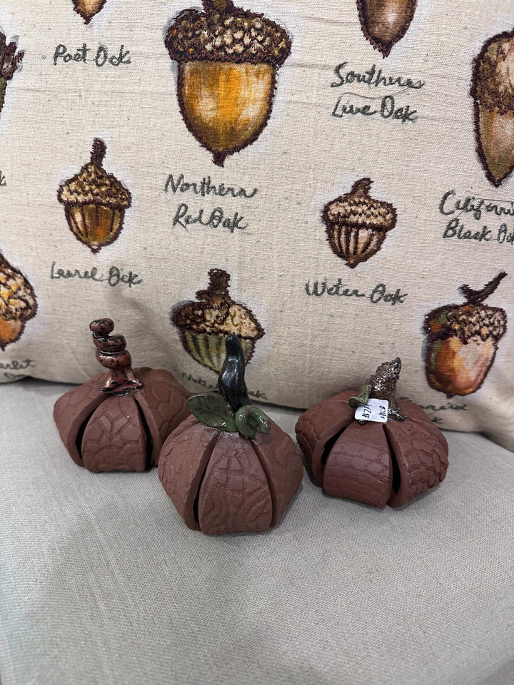 Pottery Pumpkins - (various sizes/styles) by Melissa McDonald