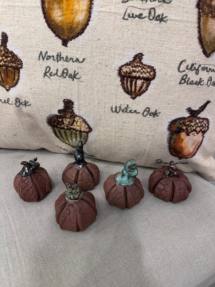Pottery Pumpkins - (various sizes/styles) by Melissa McDonald