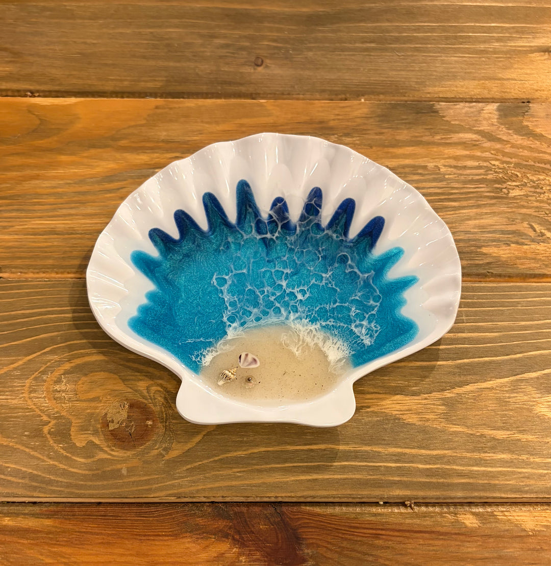 Ocean Shell Trinket Dish (6"x 5")