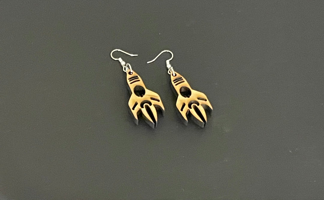 Wooden Earrings - Locally Made