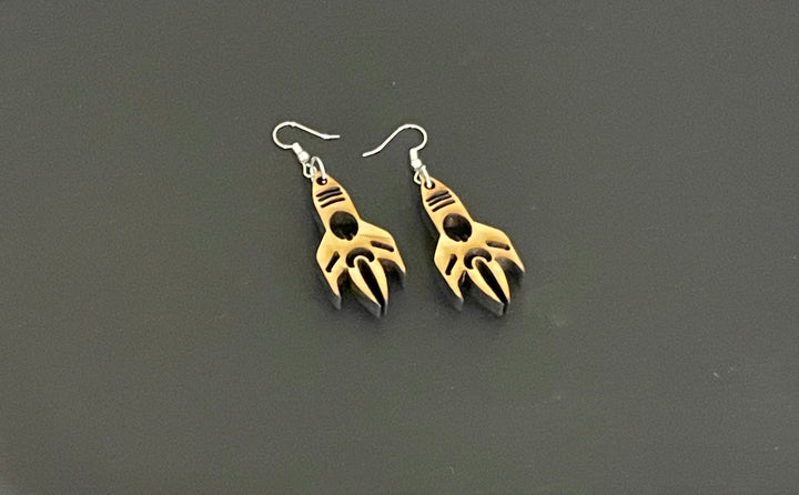 Wooden Earrings - Locally Made