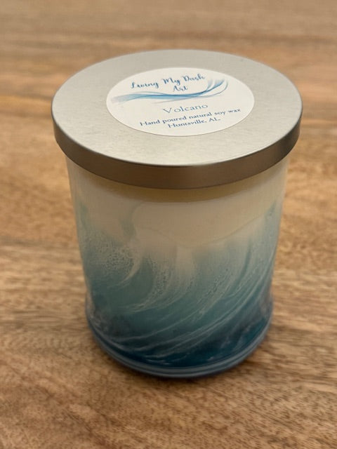 Ocean Scene Mason Jar Candle