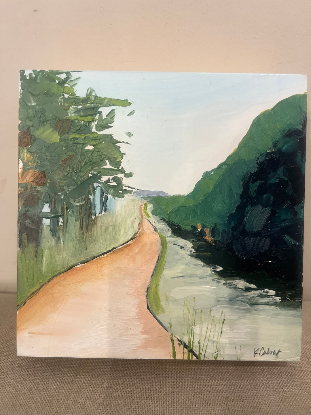 Katie Calvert 6x6 Paintings (various styles)
