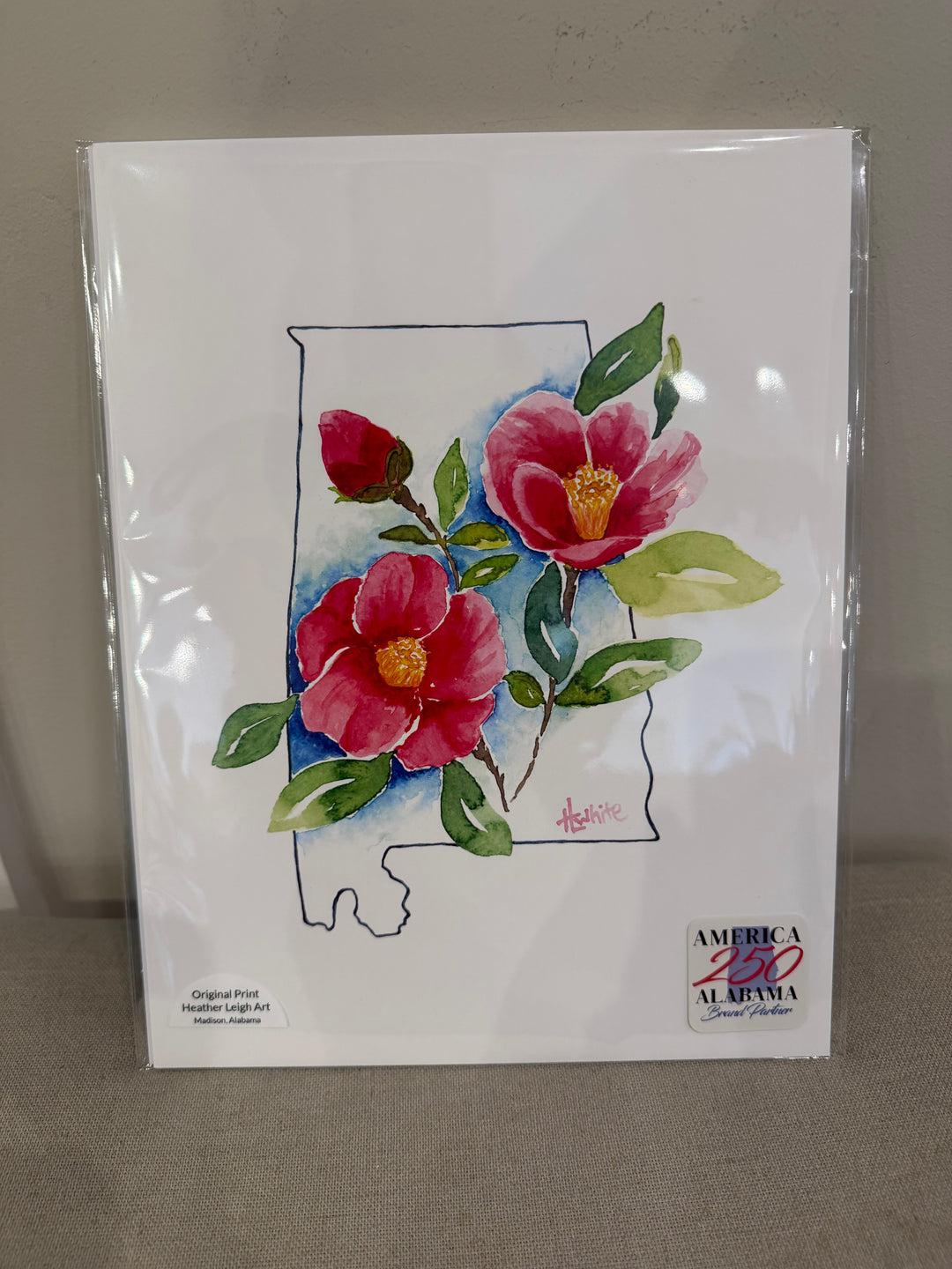Camellia in AL Print - Heather Leigh Art