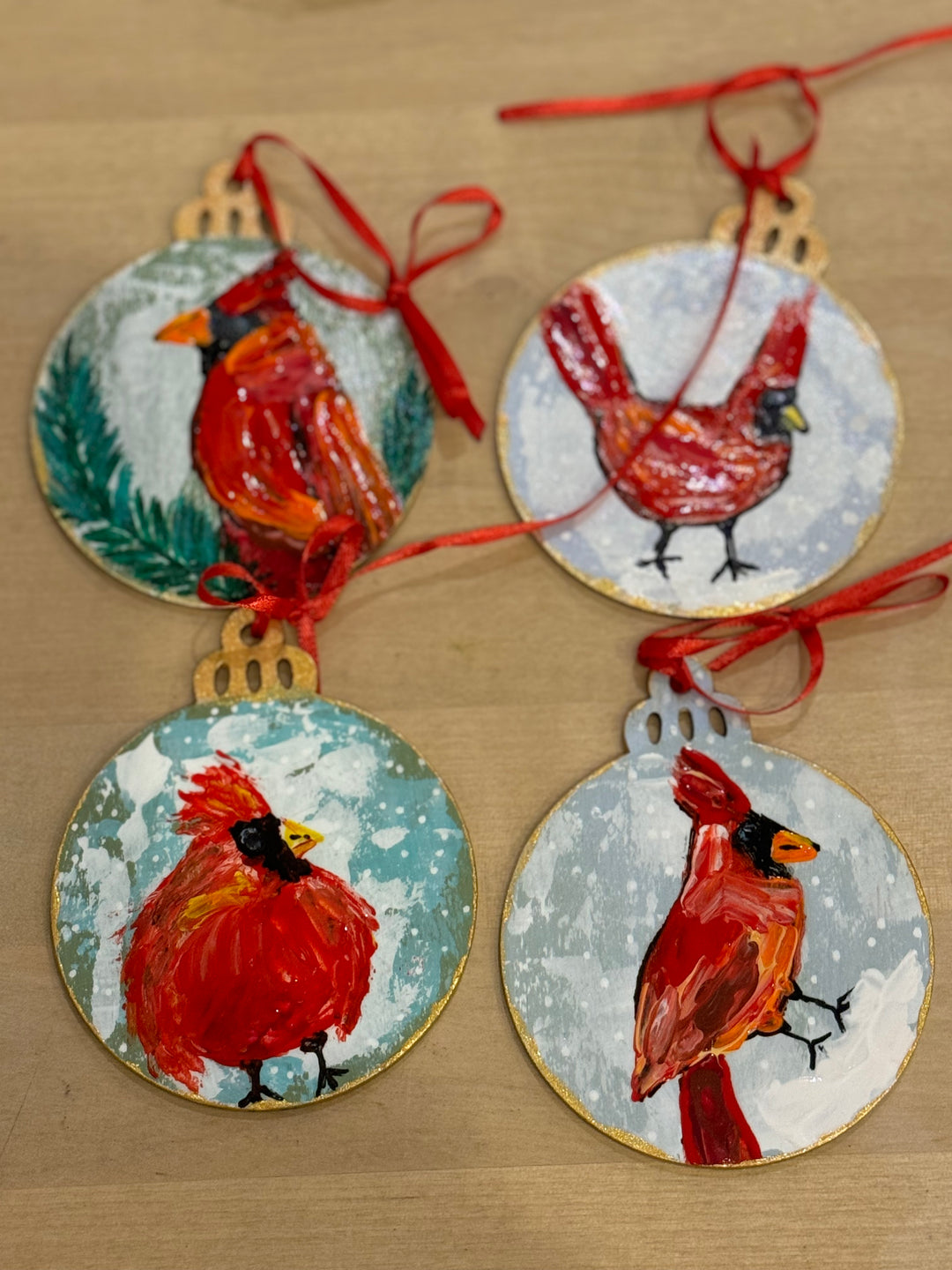 Christmas Ornaments by Heather Leigh Art