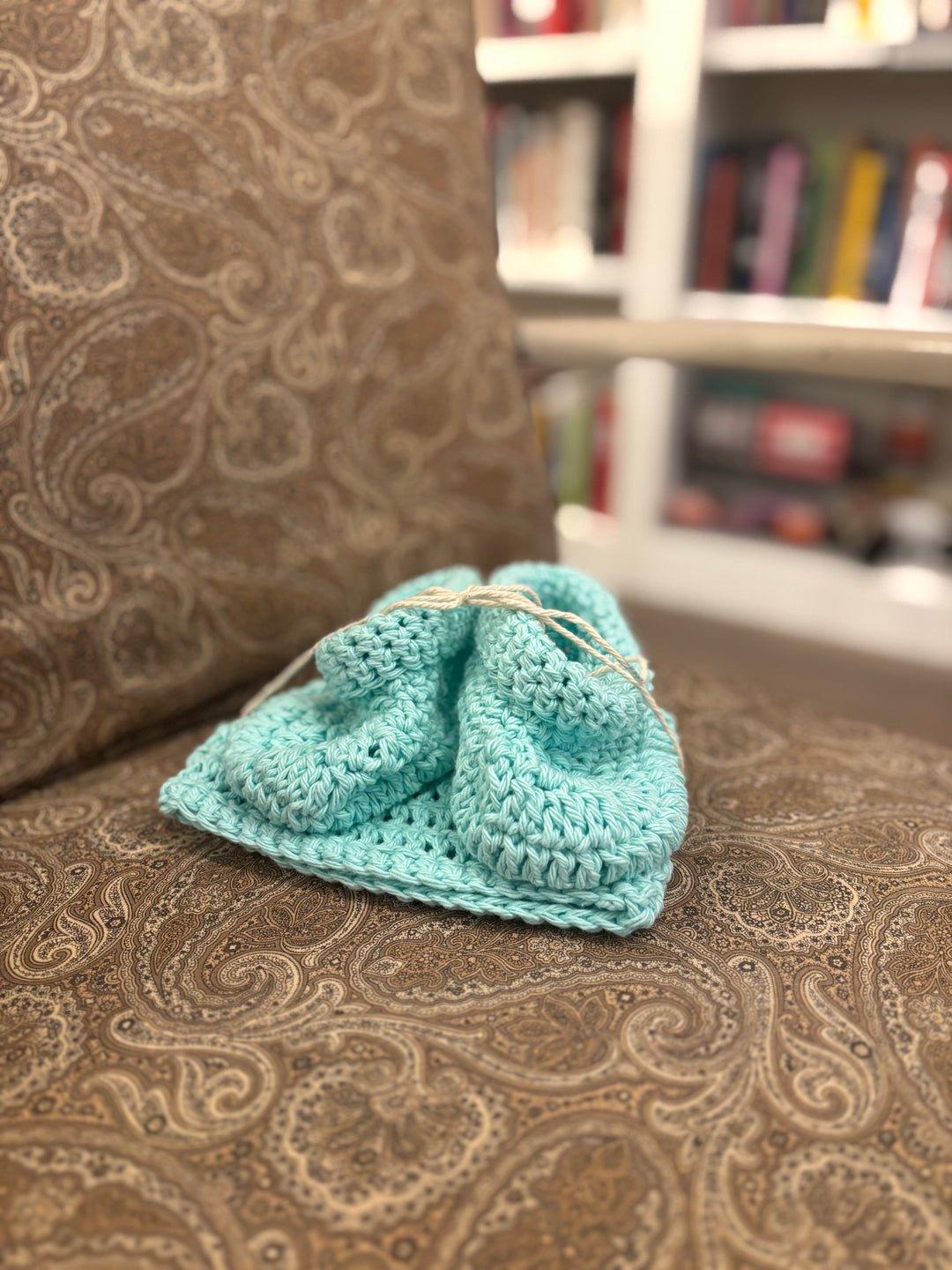Crocheted Baby Hat and Bootie Set