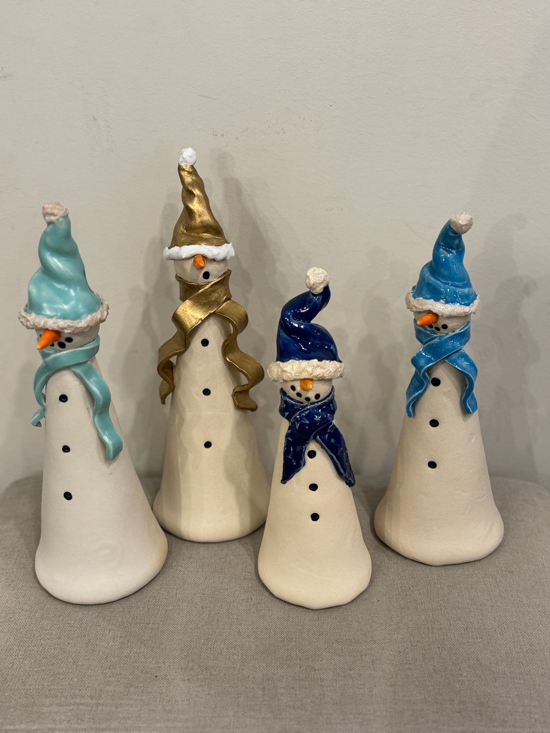 Pottery Snowmen by Missy McDonald