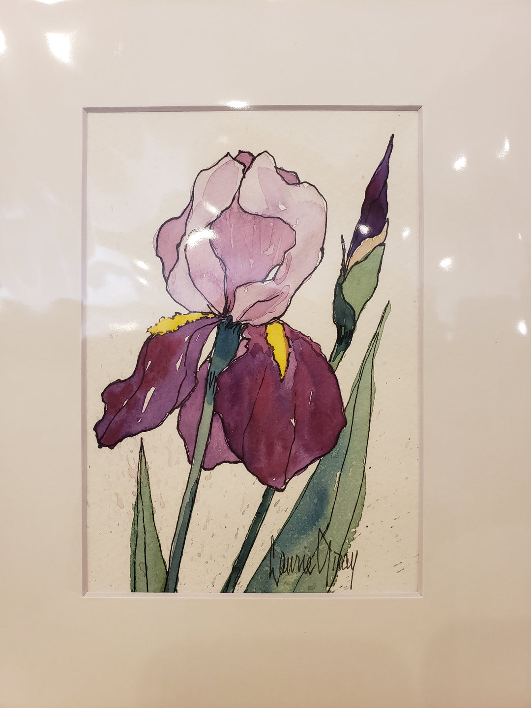 Matted Original Paintings by Laurie Gray