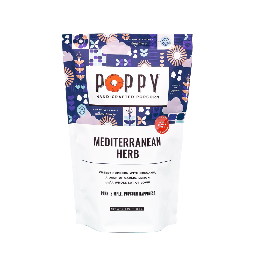 Poppy Hand-Crafted Popcorn - Mediterranean Herb