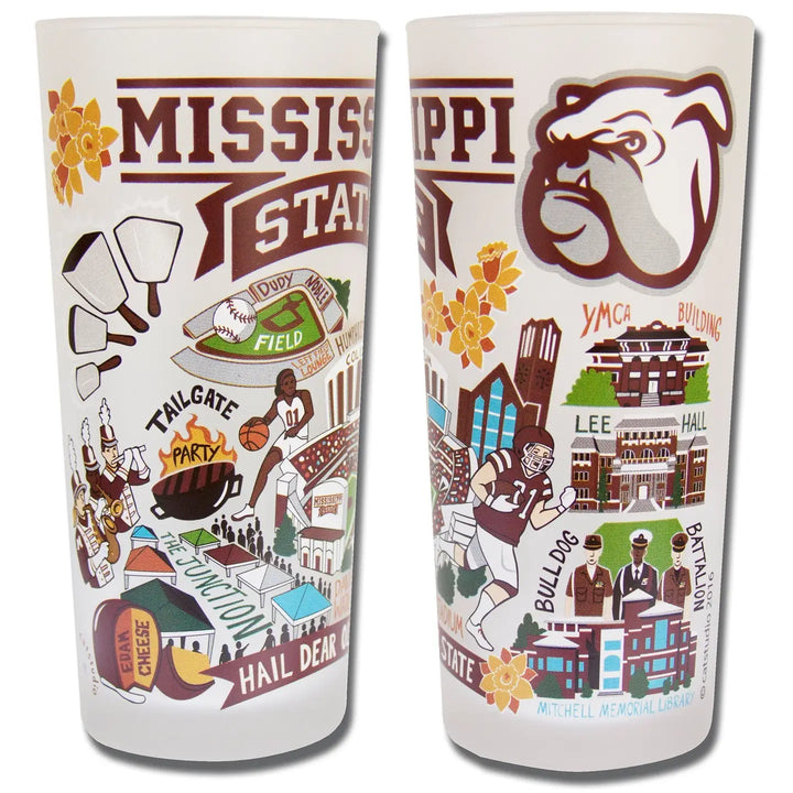 Frosted Drinking Glasses (Set of 2)