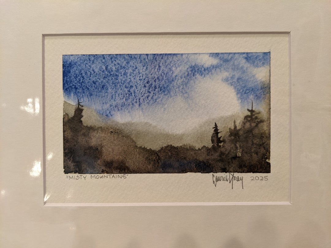 Matted Original Paintings by Laurie Gray