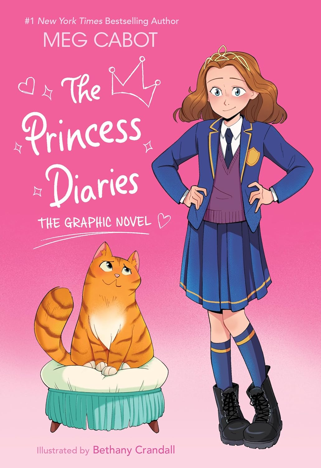 The Princess Diaries: The Graphic Novel (Paperback) Cabot & Crandall