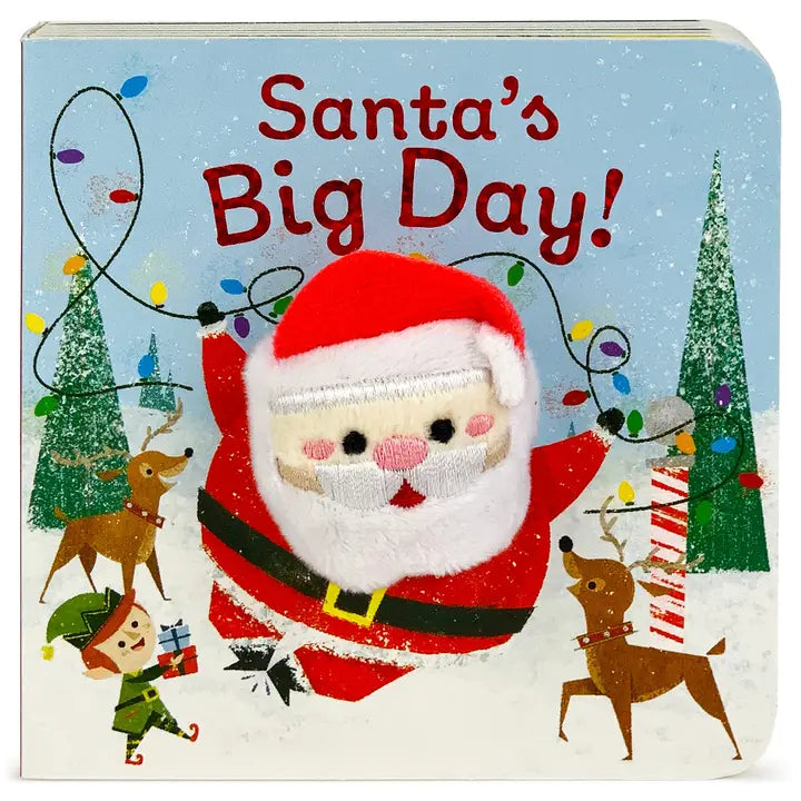Santa's Big Day! Puppet Finger Board Book