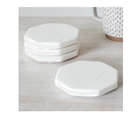 Marble Octagon Coasters