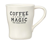 Stoneware Mug with Coffee Saying - 6 Styles