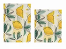 Reusable Fabric Beeswax Food Bags - Set of 2, 12 Styles